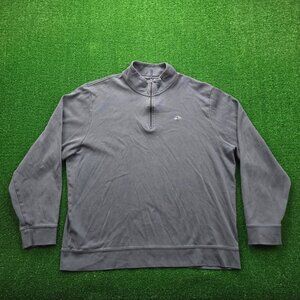 Vineyard Vines Sweater Men XL Blue 1/4 Zip Classic Pullover‎ Golf Outdoors